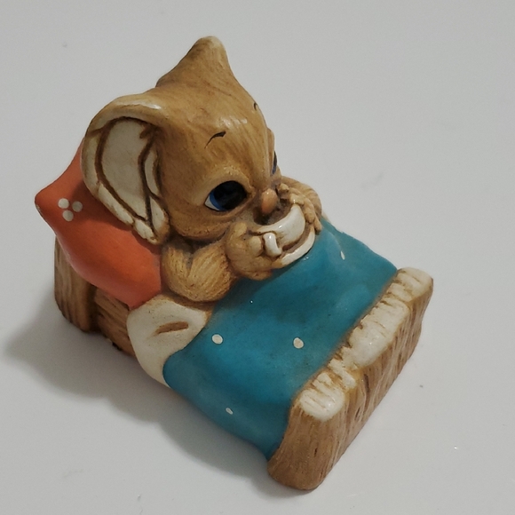 Set Of 2 Vintage Ceramic Rabbits - Picture 4 of 8
